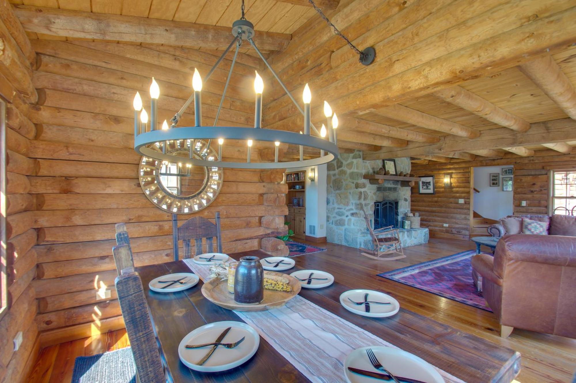 Cozy Log Cabin Getaway With Fire Pit And 3 Acres! Ruckersville Екстериор снимка